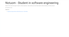 Desktop Screenshot of notuom.com